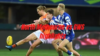 North Melbourne vs GWS Highlights | AFL round 13 2021