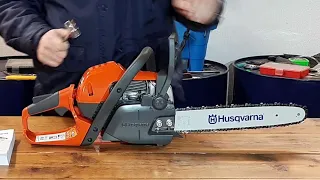Chainsaw Husqvarna 130 NEW MODEL , Unboxing , Build , Video Tour