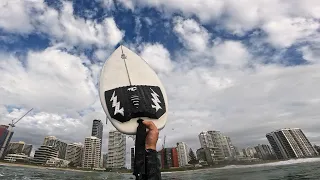 SURFING A BEAUTIFUL SUNDAY MORNING!!! (POV)