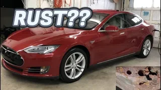 Fixing the RUST on my Tesla