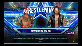 Full Match - Rey Mysterio vs AJ Styles : WrestleMania | WWE 2K23