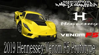 [NFS Most Wanted]2019 Hennessey Venom F5 Prototype Extended Customization mod