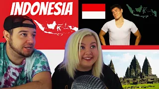 Americans react to INDONESIA - Geography Now! Indonesia | COUPLE REACTION VIDEO