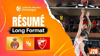 Mike James dans l'Histoire ! - Monaco vs Etoile Rouge - Résumé - EuroLeague J28