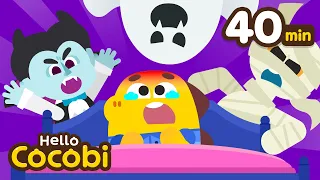 Boo! Monster Song Compilation👻 | Hide And Seek, Nighttime Bathroom | Nursery Rhymes | Hello Cocobi