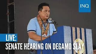 Senate hearing on Degamo slay | April 19