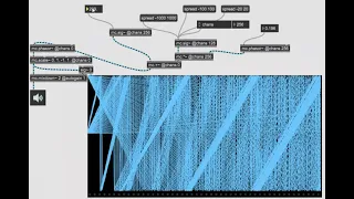 256 unison sawtooth wave max/msp