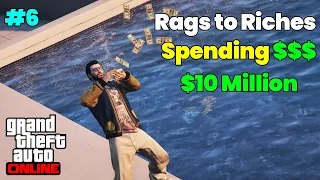 GTA Online | Spending $10 Million As  Beginner | Rags to Riches Episode 6 |  | Hindi 2023 | Gta Rage