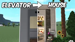 TURNING AN ELEVATOR INTO A HOUSE IN BLOXBURG