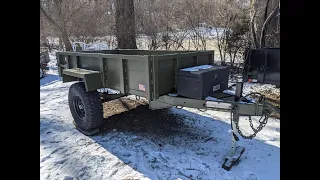 M105A2 Military Dump Trailer Build
