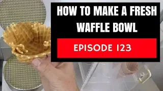 How to make Waffle Bowls