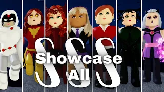 All SSS Female Characters Showcase || Dimensional Fighters ||