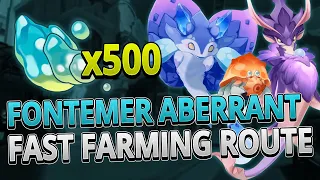 Fontemer Aberrants 500 Locations FAST FARMING ROUTE | Genshin Impact 4.0