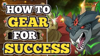 How To GEAR Your UNITS For NIDHOGG! BEST F2P Guide! Seven Deadly Sins: Grand Cross