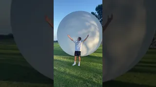 Blowing Up The World’s Largest Balloon!👀🎈(MASSIVE) #shorts