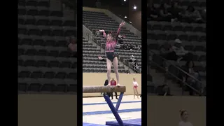 JRA Beam Champion Kylie Smith 9.525. She also won bars 9.575. Check out this beam skill set 🙌