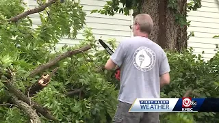 Johnson County cleans up after a night of tornado producing storms