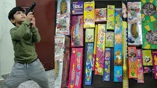 Naughty Nahul & Grandma Diwali fun | Unboxing Cracker gift box