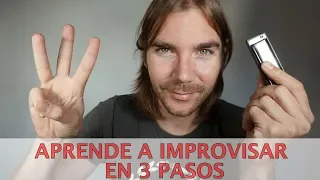 CÓMO IMPROVISAR UN BLUES EN 3 PASOS💥Con armónica diatónica en C | HARPVARD