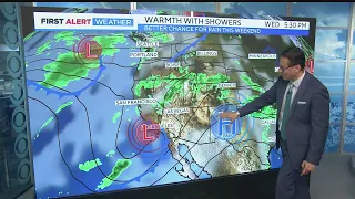 A Tuesday cool down with better chance for rain coming in at the end of the week