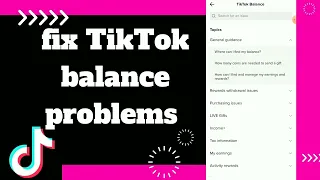 How to fix Tiktok Balance Problems On Tiktok App 2024