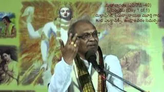 01 of 01 Stree Parvam of Mahabharatam by Mallapragada Sreemannarayana Murthy(Episode 40)