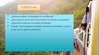 CLASE 11: ASESINATO EN EL CANADIAN EXPRESS CAPÍTULO 1 AL 5