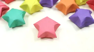 How to Make Lucky Paper Stars - Origami Lucky Star Tutorial