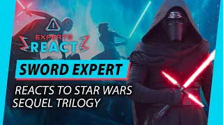 Sword Expert Reacts To Star Wars Sequel Trilogy | Lightsaber Fight Scenes