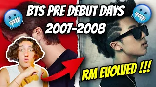 South African Reacts To BTS Pre Debut Days - ( BTS 2007-2008 )