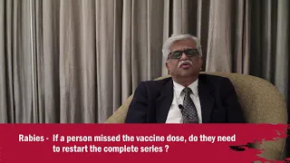 If a person missed the vaccine dose, do they need to restart the complete series of vaccination?