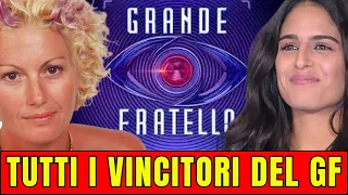 TUTTI I VINCITORI DEL GRANDE FRATELLO dal 2000 al 2024