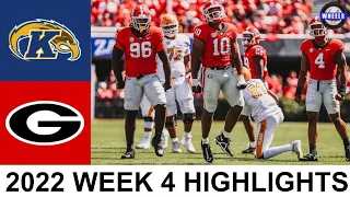 #1 Georgia vs Kent State Highlights | College Football Week 4 | 2022 College Football Highlights