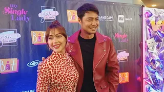 Jodi Sta. Maria and Zanjoe Marudo attends "My Single Lady" celebrity screening