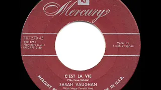 1955 HITS ARCHIVE: C’est La Vie - Sarah Vaughan