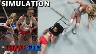 WWE 2K19 SIMULATION: RONDA ROUSEY VS CHARLOTTE FLAIR | SURVIVOR SERIES 2018 HIGHLIGHTS