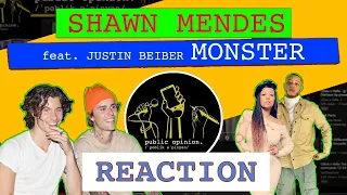 NEW SHAWN MENDES + JUSTIN BEIBER VIDEO!! | "Monster" Music Video Reaction