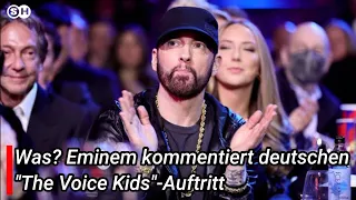 Was? Eminem kommentiert deutschen "The Voice Kids"-Auftritt  #garmany  | SH News German