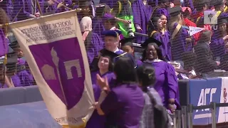 NYU's 2022 Commencement Procession
