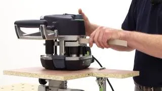 Festool KA 65 Conturo Edge Bander - Laminate Edging of an Inside Corner Demo - PTC Tools UK