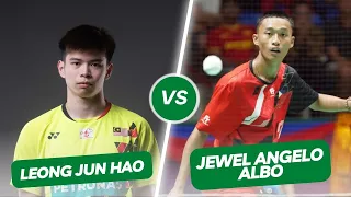 Leong Jun Hao (Malaysia) vs Jewel Angelo ALBO ( Philippines ) | R8 Badminton Sea Games 2023