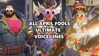 All April Fools Ultimate Voice Lines for Every Hero 2024 | Overwatch 2
