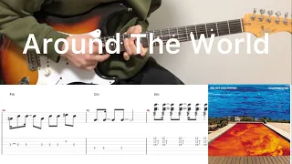 Red Hot Chili Peppers - Around The World (guitar cover with tabs & chords)