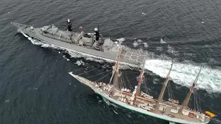 ElCano y la Almirante Williams navegan juntos