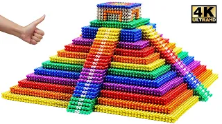 Most Creative - Build Amazing Mayan Pyramids From Magnetic Balls (Satisfying) | Magnet World Series