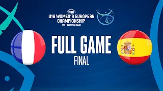FINAL: France v Spain | Full Basketball Game | FIBA U16 Women's European Championship 2022