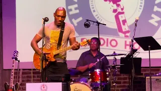 Cedric Burnside live on the Thacker Mountain Radio Hour in Oxford, Mississippi. November 9, 2023.