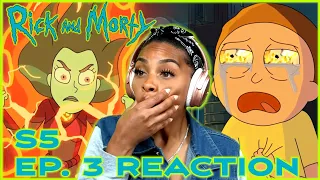 SMH! MORTY'S ALWAYS LEARNING THE HARD WAY | RICK AND MORTY SEASON 5 EPISODE 3 REACTION