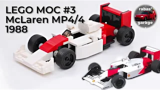 F1 McLaren MP4/4 - MOC no.3. - #LEGO Building Instructions