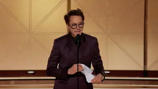 Robert Downey Jr Wins Best Supporting Male Actor – Motion Picture I 81st Annual Golden Globes